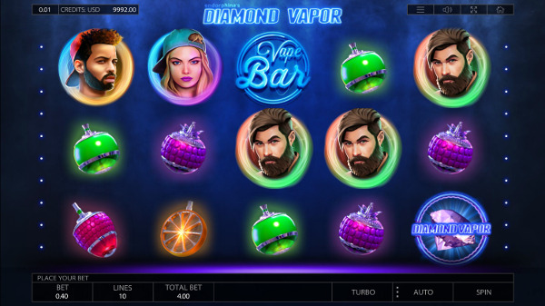Игровой автомат Diamond Vapor - в казино спин сити крупно выиграй