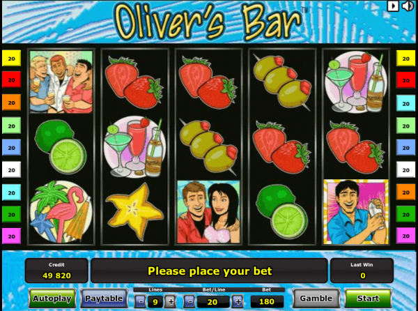 Игровой автомат Oliver's Bar - лучший слот на сайт казино Vulcan Vegas