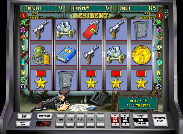 Игровой автомат Resident - ежедневные выигрыши для игроков казино Вулкан